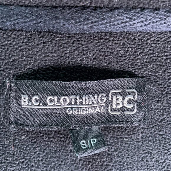 BC Clothing Lined Red Fleece Zip-Up Jacket SMALL - Picture 3 of 8